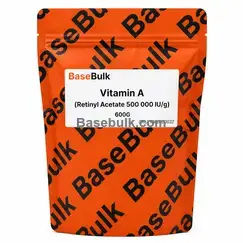 Vitamin A Retinyl Acetate 500,000 IU/g pale yellow powder
