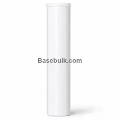 Tube for effervescent tablets R230-AWG, white unprinted plastic, without cap