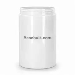Wide-mouth jar 1000 ml white PET with 100 mm neck, without cap