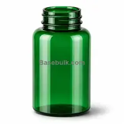 Packer bottle 100 ml green PET with a 38 mm neck without cap