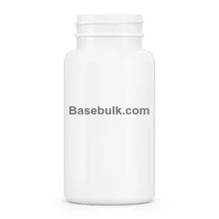 100 ml white PET packer bottle with 38 mm neck, without cap