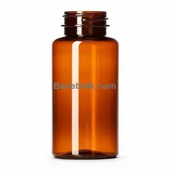 Packer bottle 150 ml amber PET with a 38 mm neck without cap