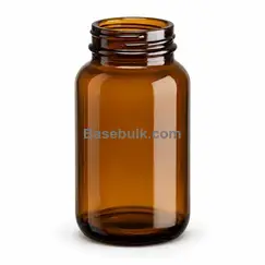 Packer bottle 150 ml amber glass with a 45 mm neck without cap