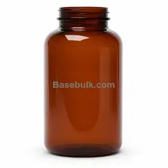 Packer bottle 250 ml amber PET with a 38 mm neck without cap