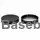 100 mm black smooth plastic cap with induction heat seal liner