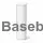 Tube for effervescent tablets L144, white plastic, without cap