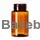 100 ml amber PET packer bottle with 38 mm neck, without cap