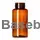 150 ml amber PET packer bottle with 38 mm neck, without cap