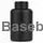 200 ml matte black PET packer bottle with 38 mm neck, without cap