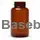 250 ml amber PET packer bottle with 38 mm neck, without cap