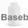 400 ml white PET packer bottle with 45 mm neck, without cap