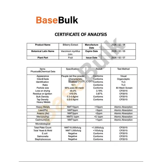 Bilberry Extract additional product image