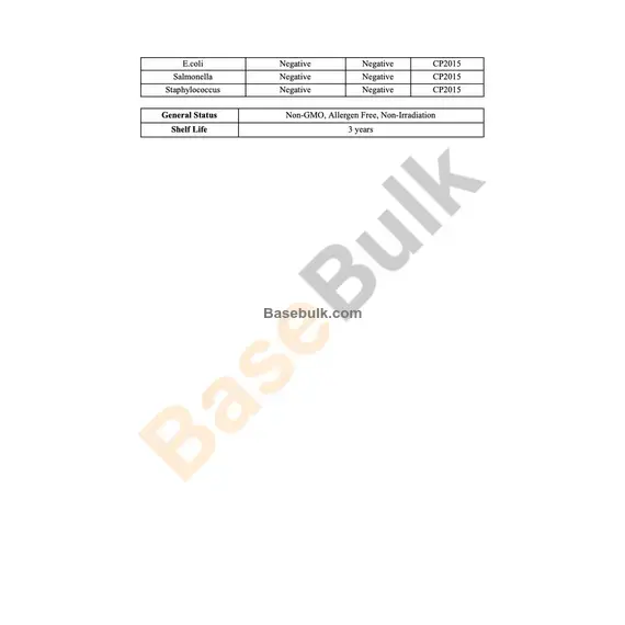 Berberine extract 10:1 additional product image, RM0000255