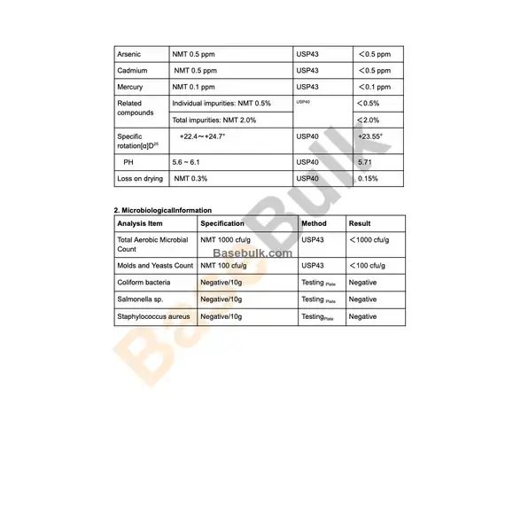 L-methionine additional product image, RM0000371