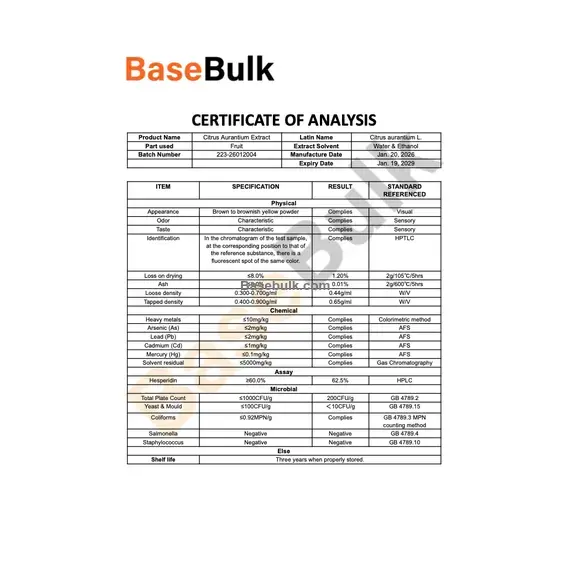 Citrus bioflavonoids 60% additional product image