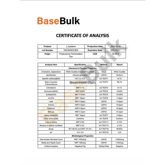 L-Cysteine product image, RM0000416