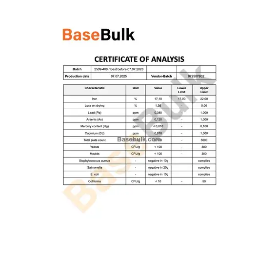 Iron (II) Bisglycinate (Iron 20%) additional product image