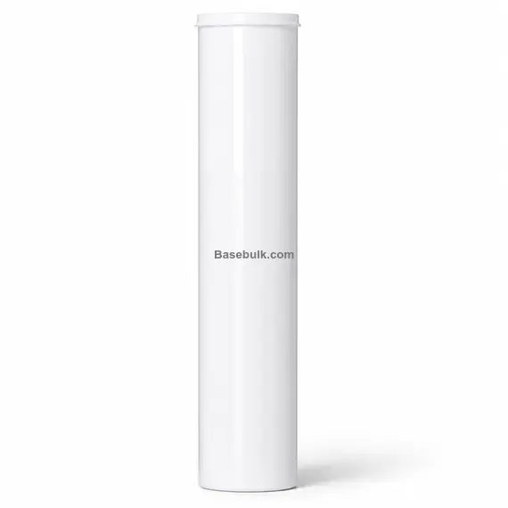 Tube for effervescent tablets R230-AWG, white unprinted plastic, without cap