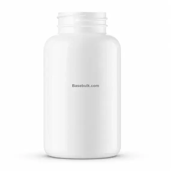 300 ml white PET packer bottle with 38 mm neck, without cap