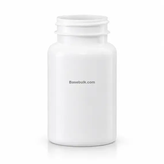 Packer bottle 60 ml white PET with 38 mm neck without cap
