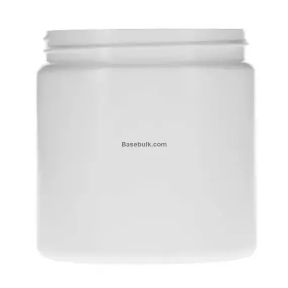 Wide-mouth jar 500 ml white PET with a 100 mm neck without cap