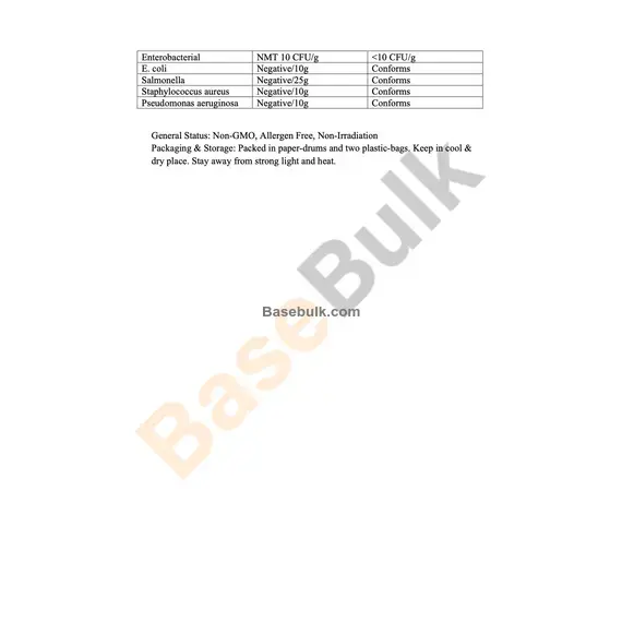 Vitamin A Retinyl Acetate 500,000 IU/g pale yellow powder