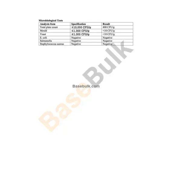 Rhodiola root extract 3% Rosavins 1% Salidrosides specification sheet RM0000305