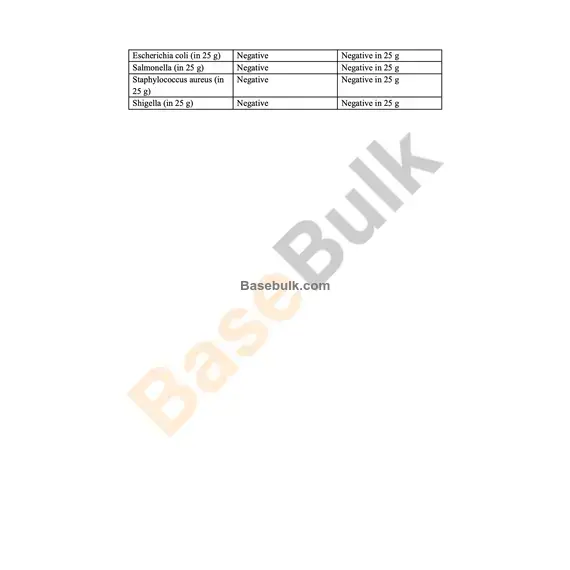Lactobacillus gasseri 100B CFU/g product specification additional image