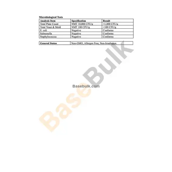 Chaste tree berry extract 10:1 brown yellow fine powder RM0000412