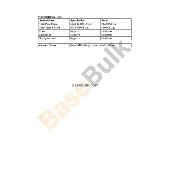 Cherry Stalk Extract 5:1 pink powder RM0000433 specifications