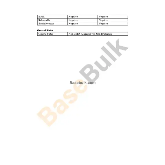 Dianthus Extract 10:1 brown yellow fine powder specification sheet
