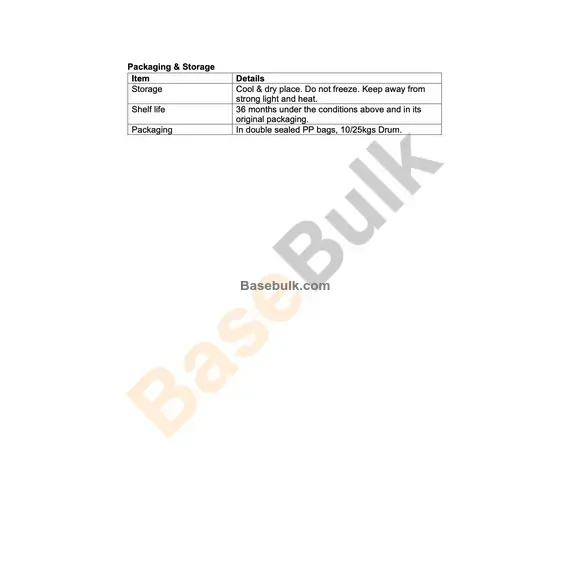Copper Bisglycinate Chelate 27% Cu blue powder specification image