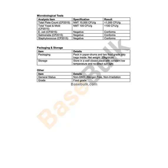 Hydroxymethylbutyrate 99% HMB white crystalline powder specification