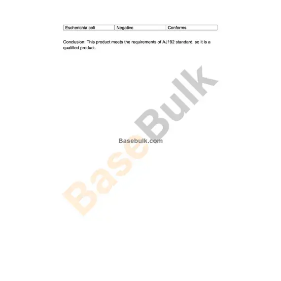 Gamma-Aminobutyric Acid (GABA) specification sheet, RM0000492