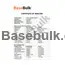 Marine Collagen Peptide specification sheet with physical, microbiological, and heavy metal analysis