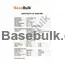 P-Aminobenzoic acid (PABA) physical and chemical specification sheet