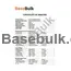 Horse Chestnut Seed Extract 20% Aescin specification sheet RM0000112