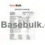 Calcium Carbonate DC (Type 170) specification and analysis sheet RM0000152