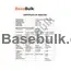 Taurine without anti-caking agent white crystalline powder specification sheet
