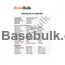 D-Mannose specification sheet with physical, chemical, heavy metals and microbiological analysis