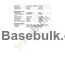 Berberine 97% powder specification and analysis sheet