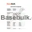 Beta-Alanine specification sheet with physical, chemical, heavy metals, and microbiological analysis