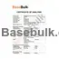 Beetroot powder organoleptic and microbiological specification sheet RM0000332