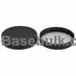 135 mm matte black plastic cap with induction heat seal liner