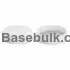 38 mm white smooth plastic cap with induction heat seal liner