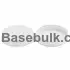 Cap 70 mm white smooth plastic