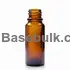 Dropper bottle 10 ml, amber glass, without a plastic dropper insert, without cap