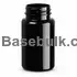 100 ml black PET packer bottle with 38 mm neck, without cap