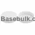 120 mm white ribbed plastic cap with induction heat seal liner