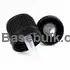 Plastic cap for amber glass dropper bottles
